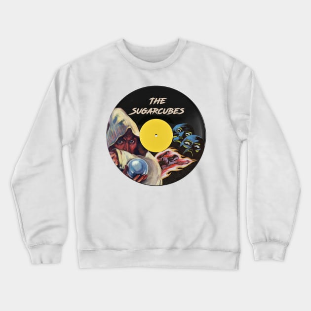 The Sugarcubes Vinyl Pulp Crewneck Sweatshirt by terilittleberids